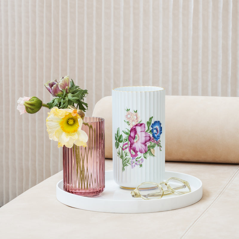 Lyngby Porcelæn - Glasvase H 31 cm