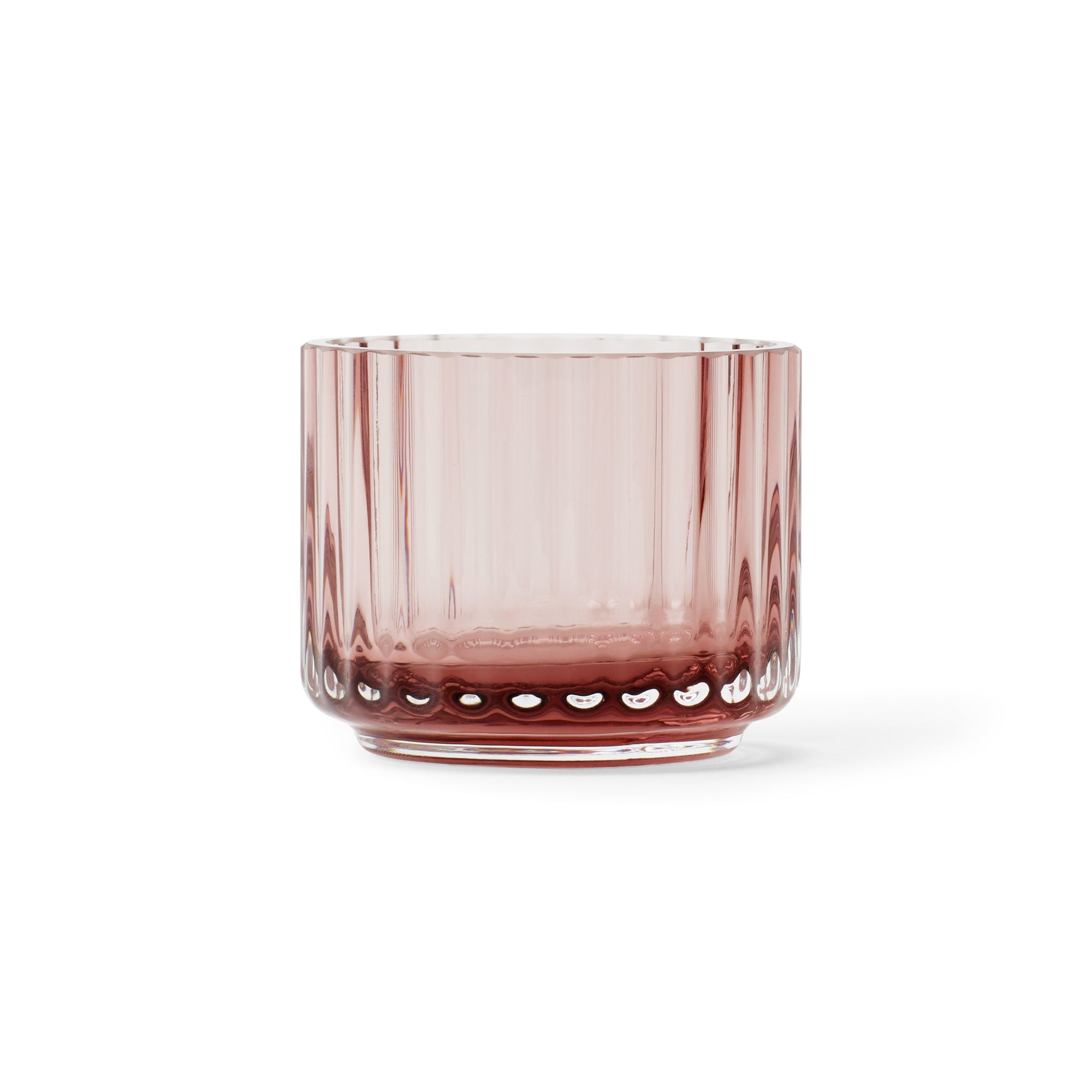 Lyngby Porcelæn - Teelichthalter | burgundy
