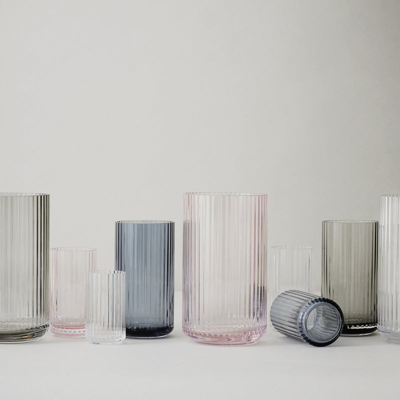 Lyngby Porcelæn - Glasvase H 15,5 cm | transparent