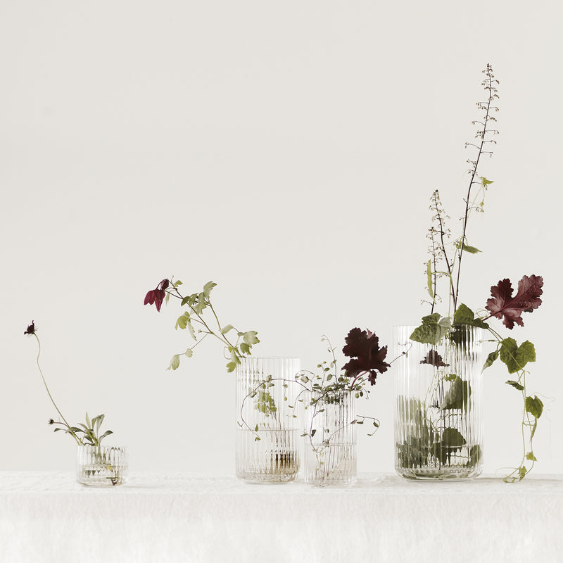 Lyngby Porcelæn - Glasvase H 15,5 cm