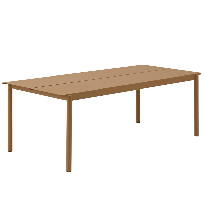 Muuto - Linear Steel Tisch | 220 x 90 cm / orange