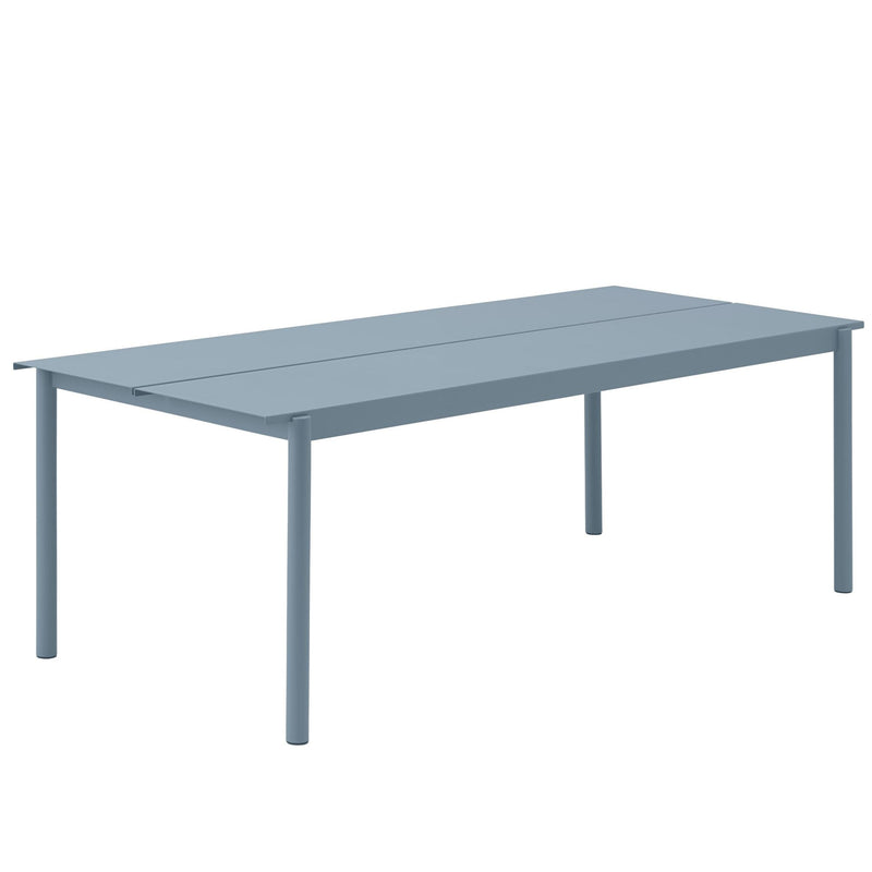Muuto - Linear Steel Tisch | 220 x 90 cm / hellblau