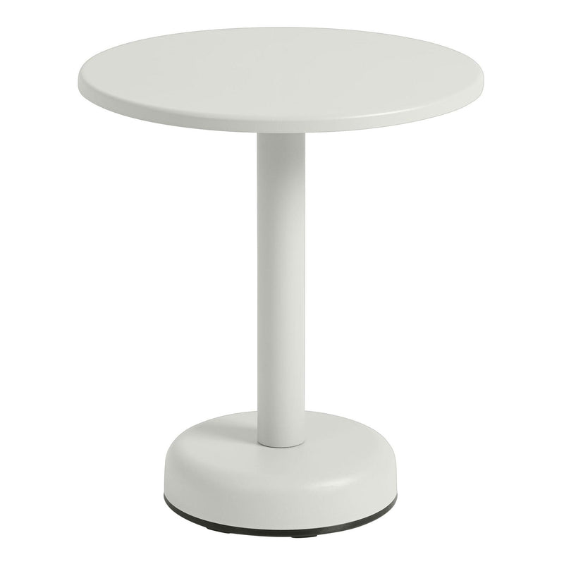 Muuto - Linear Steel Outdoor Kaffeetisch | Ø 42 x H 47 cm / grau