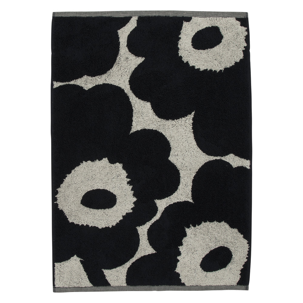 Marimekko - Unikko Handtuch | baumwollweiß/dunkelblau
