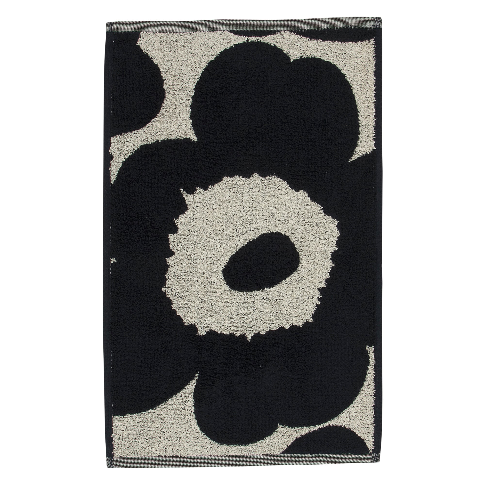 Marimekko - Unikko Gästehandtuch | baumwollweiß/dunkelblau