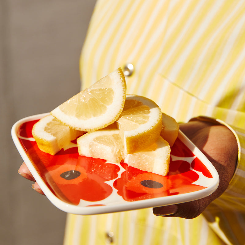 Marimekko - Oiva Unikko Servierplatte