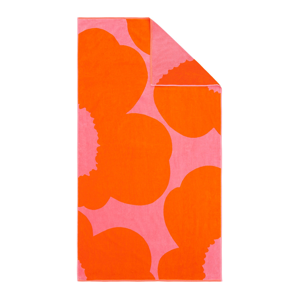 Marimekko - Iso Unikko Badetuch | pink/orange red