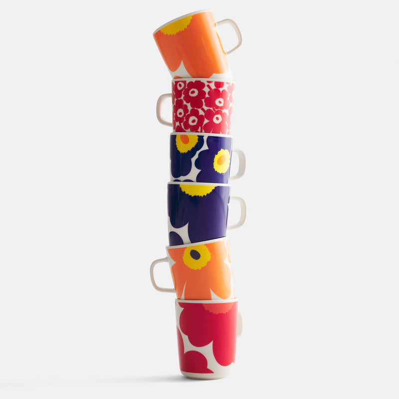 Marimekko - Oiva Pikkuinen Unikko Becher mit Henkel