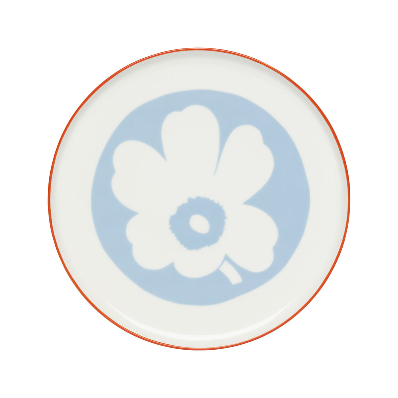 Marimekko - Oiva Unikko Servierplatte mit Fuß