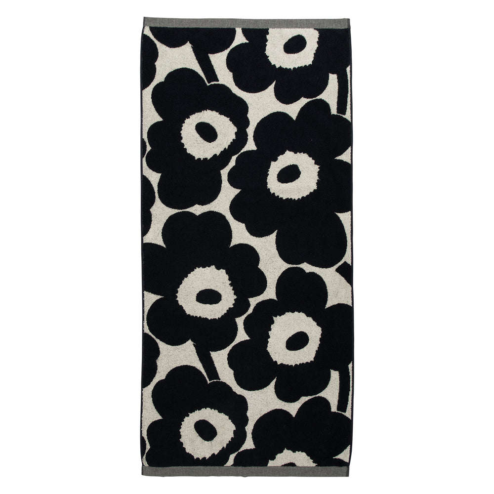 Marimekko - Unikko Badetuch | baumwollweiß/dunkelblau