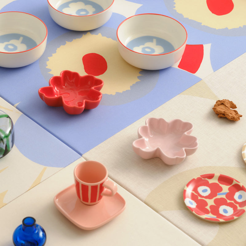 Marimekko - Unikko Schalen-Set | pink/orange red