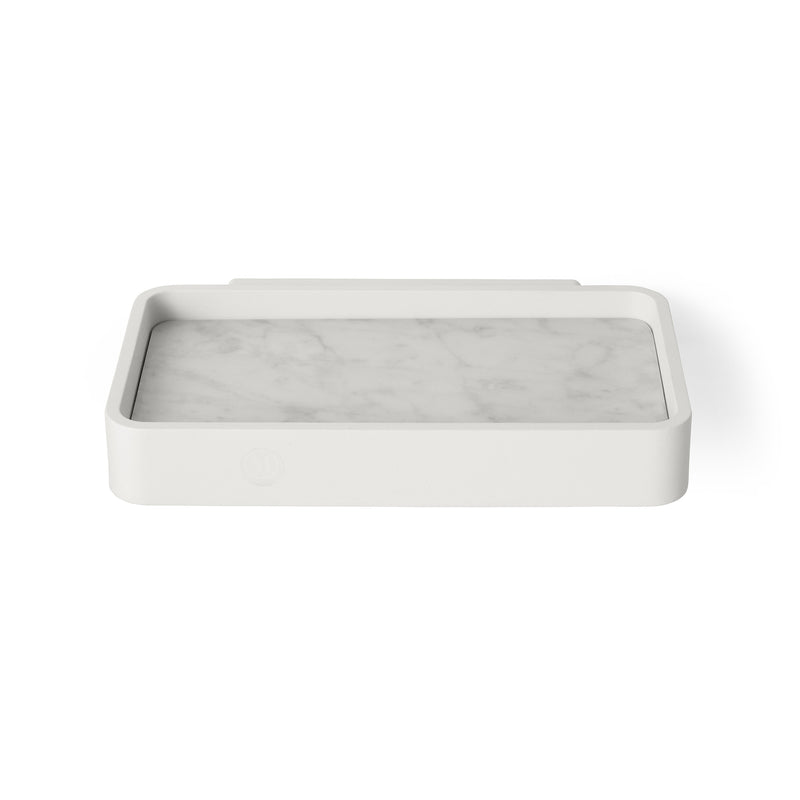 Audo - Bath Duschablage | Marmor weiß