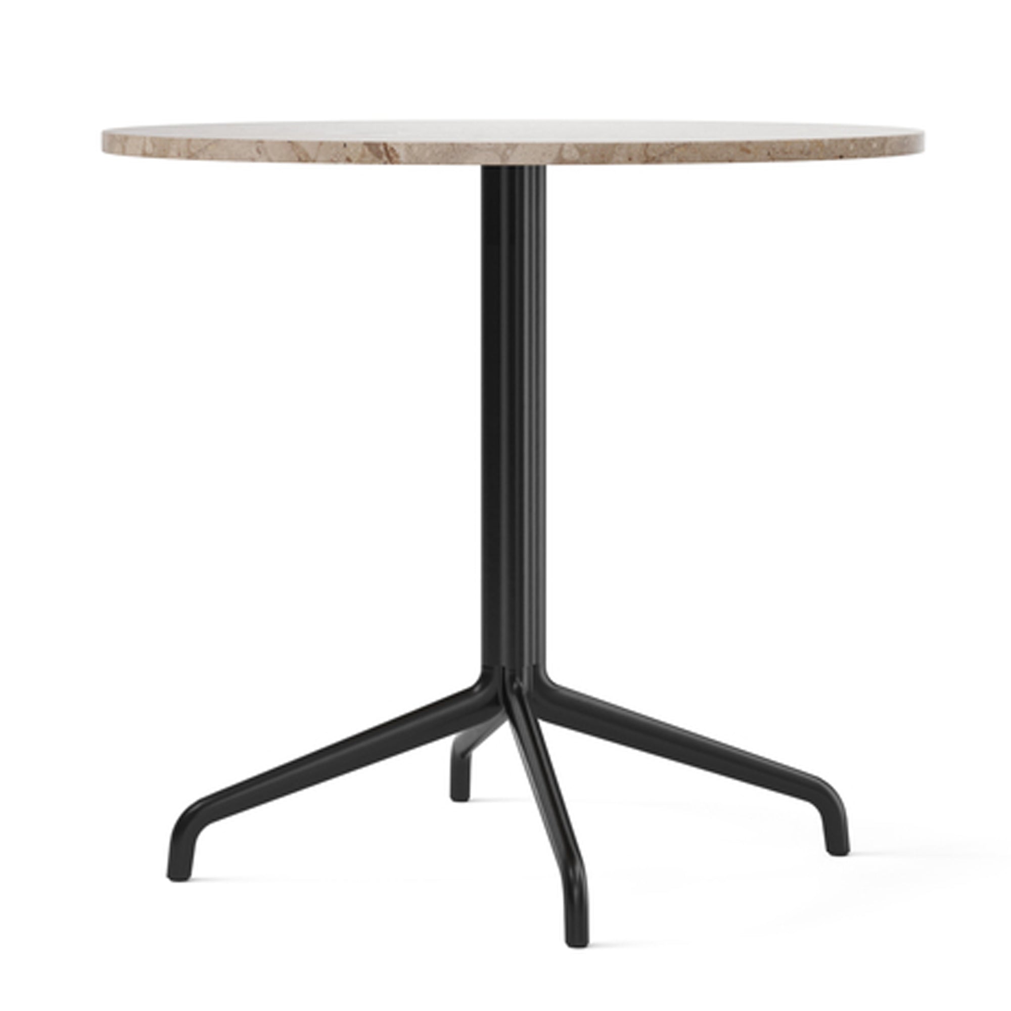 Audo - Harbour Column Bistrotisch | Ø 80 cm / Marmor Kunis Breccia
