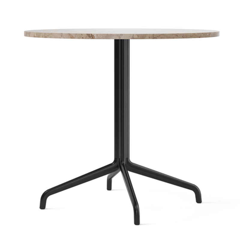 Audo - Harbour Column Bistrotisch | Ø 80 cm / Marmor Kunis Breccia