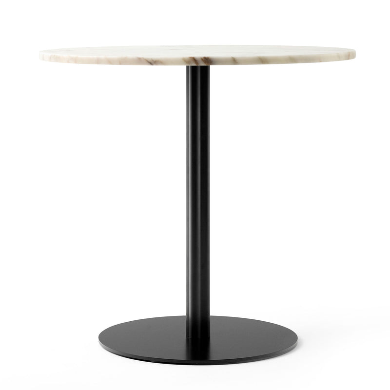 Audo - Harbour Column Bistrotisch | Ø 80 cm / Marmor weiß