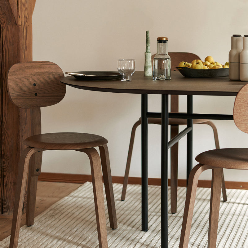 Audo - Snaregade Tisch Rund | 210 x 95 cm / Eiche dunkel gebeizt
