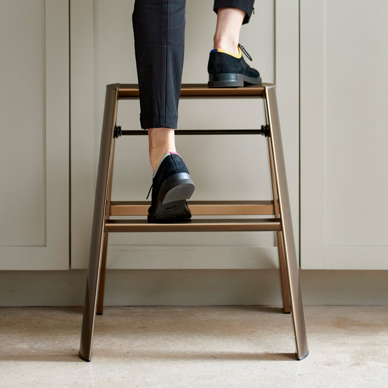 Metaphys - Lucano 2 Step Hockerleiter | Bronze