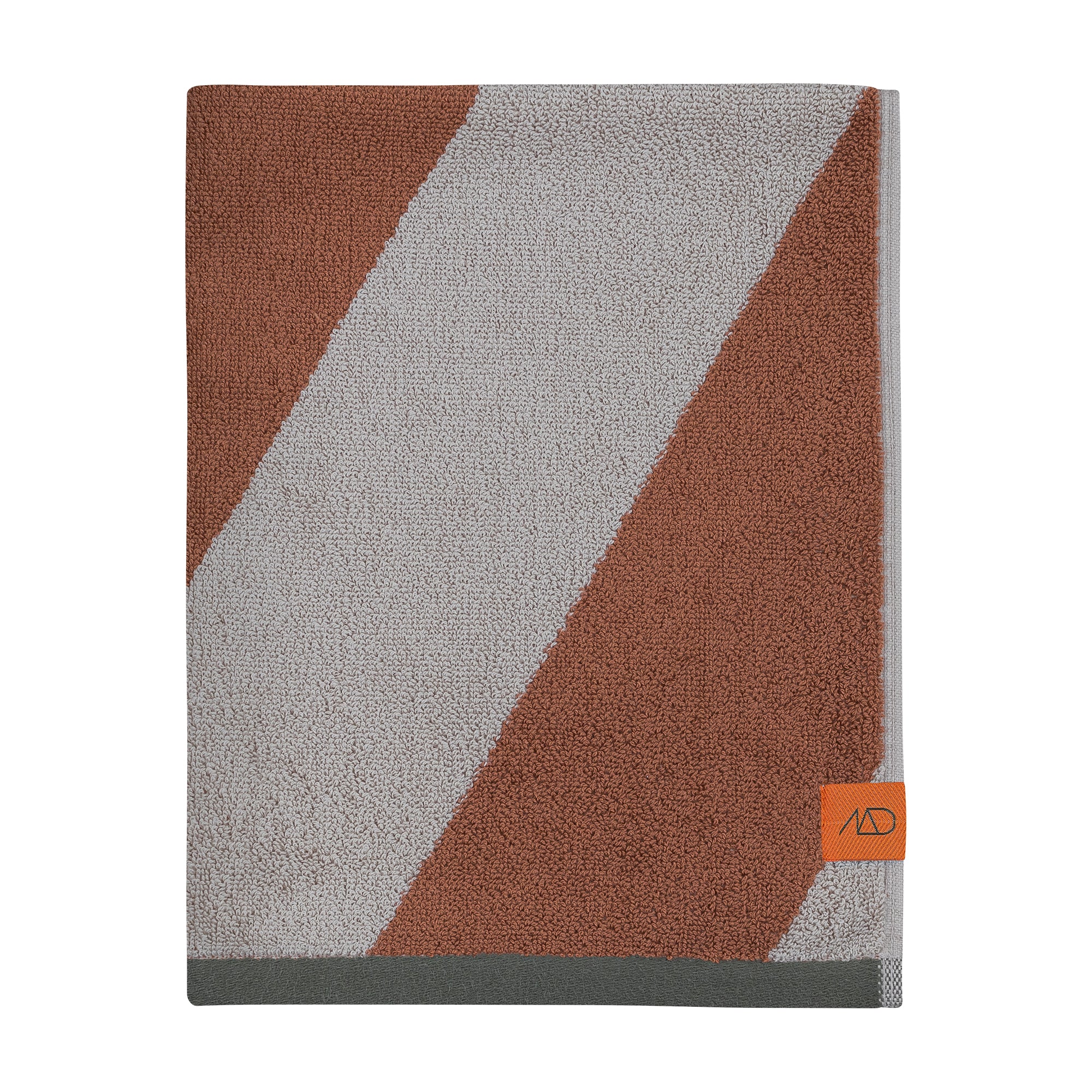 Mette Ditmer - Diagonal Badetuch | brick