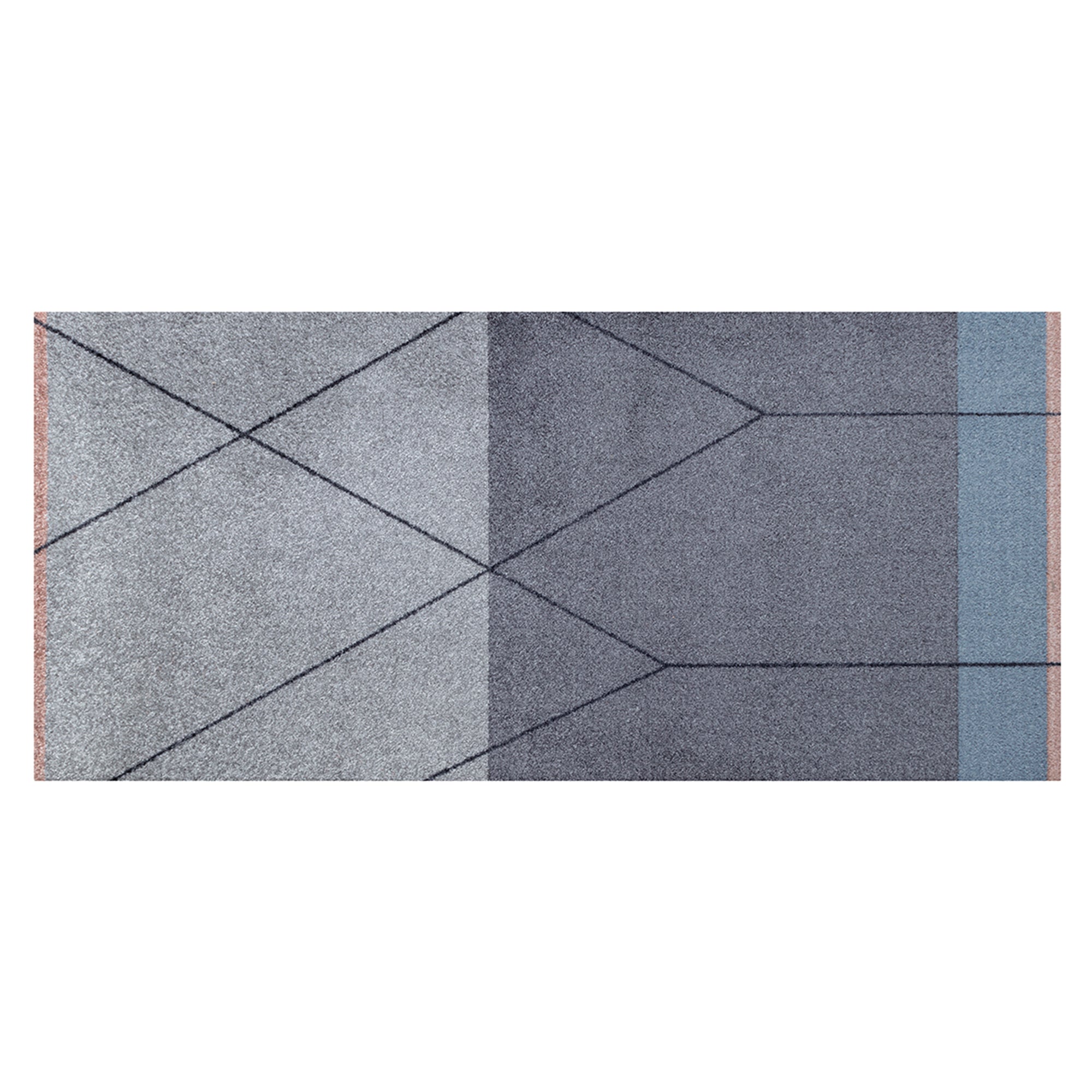 Mette Ditmer - Linea Fußmatte | 70 x 150 cm / dunkelgrau