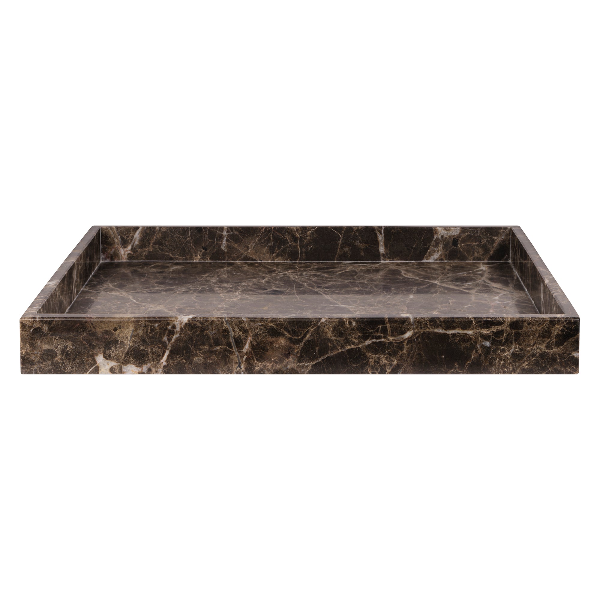 Mette Ditmer - Marble Tablett | 30 x 40 cm / braun