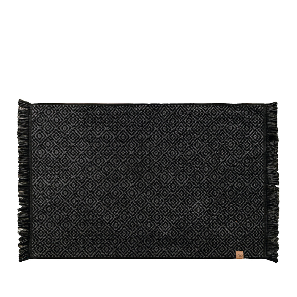 Mette Ditmer - Morocco Badematte | schwarz/grau