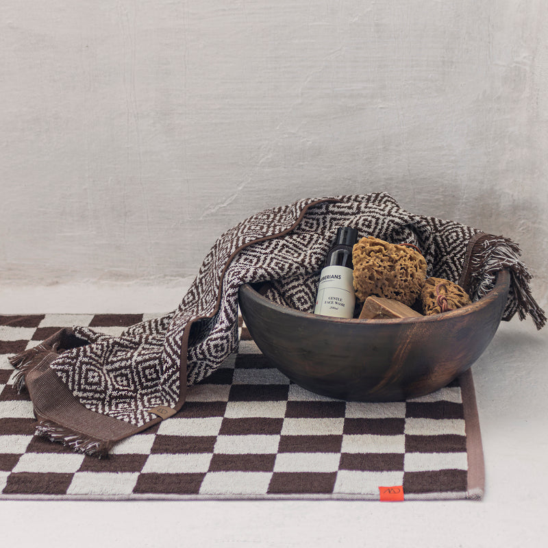 Mette Ditmer - Retro Badematte | chocolate