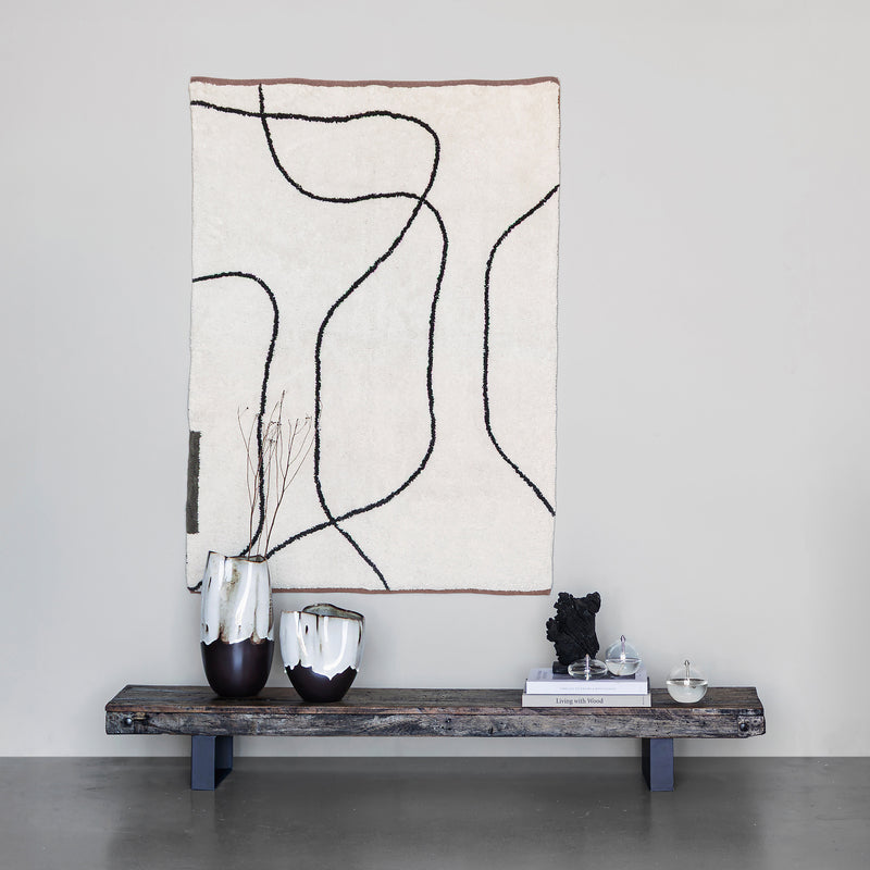 Mette Ditmer - Shadow Teppich | 100 x 140 cm / off-white