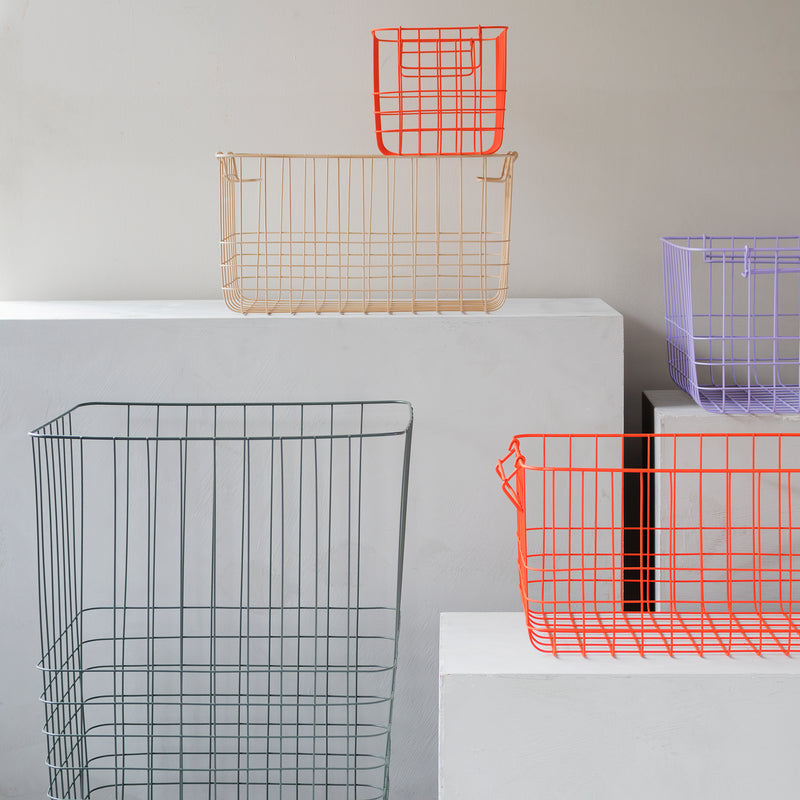 Mette Ditmer - Store-It Korb | S / sand, S / orange