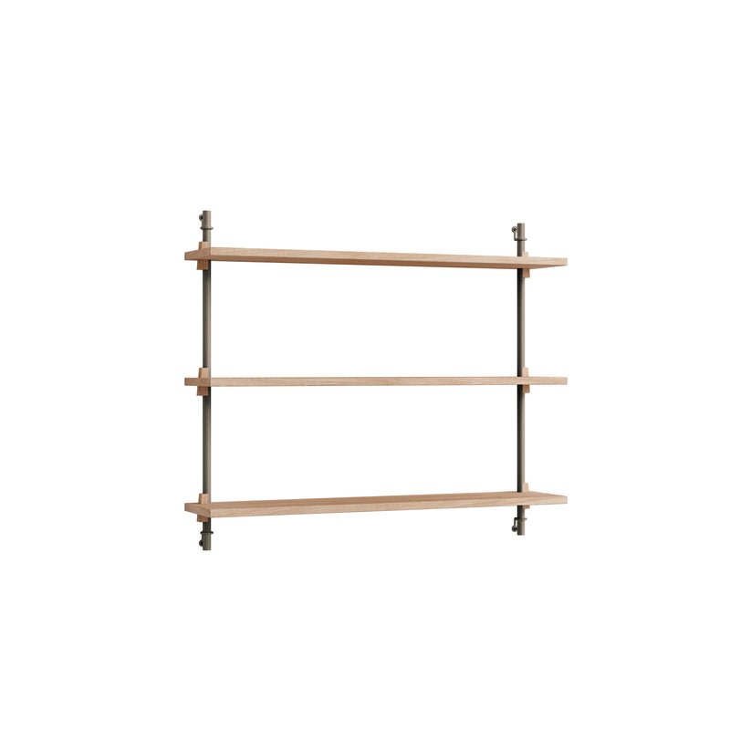 Moebe - Wall Shelving System | Eiche geölt  / warm grey