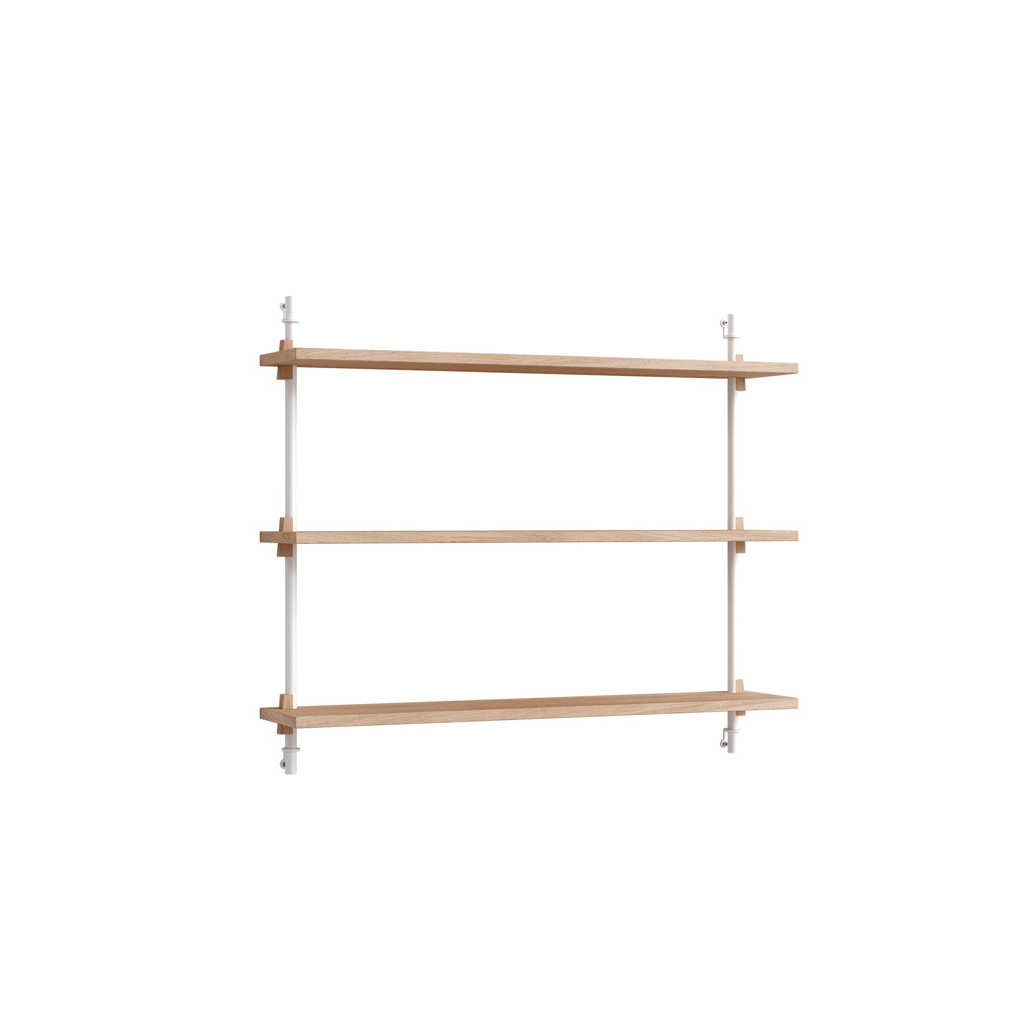 Moebe - Wall Shelving System | Eiche geölt  / weiß