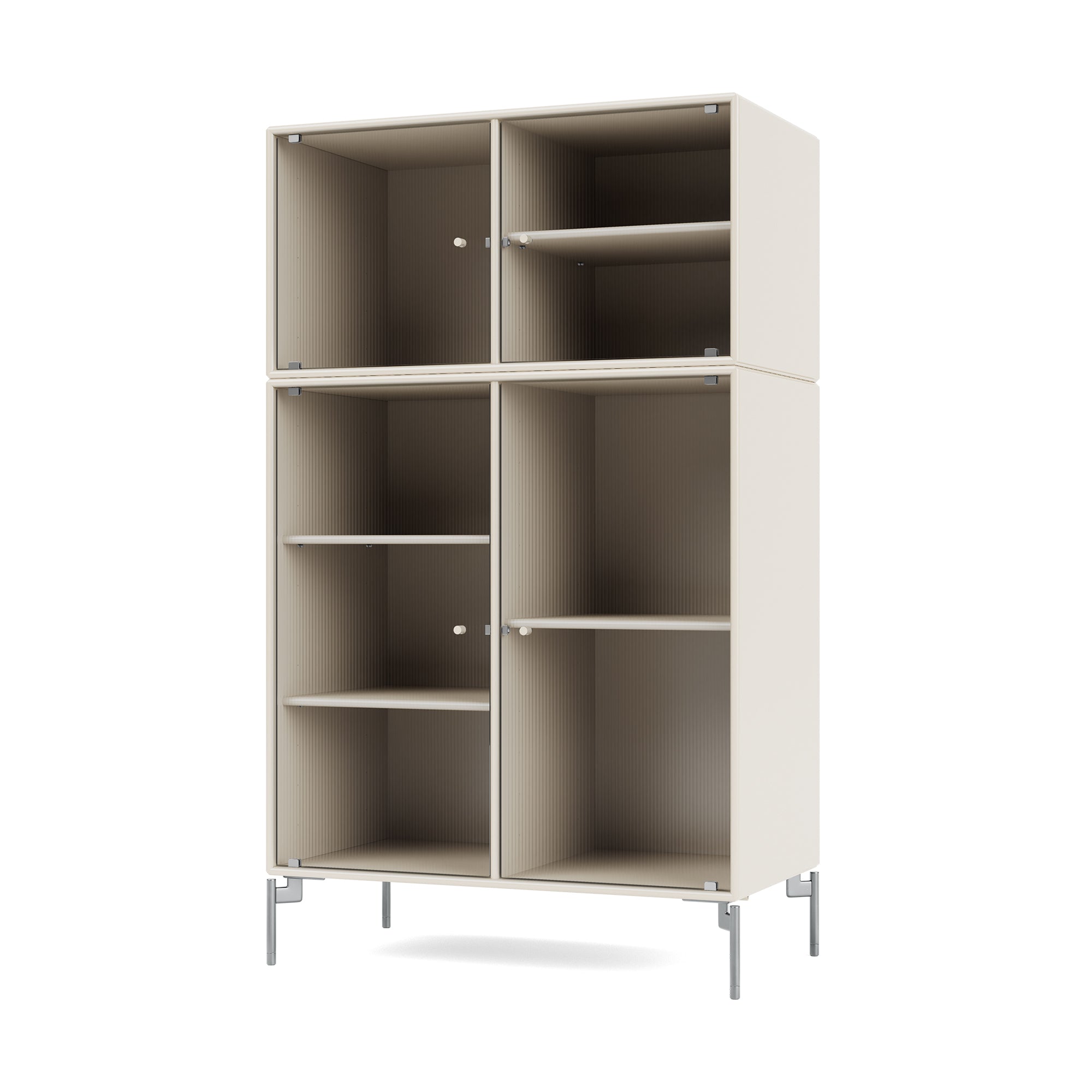 Montana - Ripple III Vitrinenschrank | oat