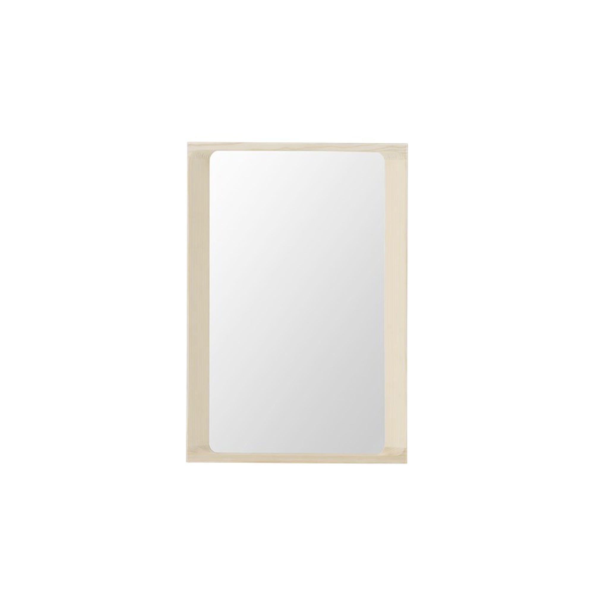 Muuto - Arced Spiegel | 80 x 55 cm / Fichte geölt