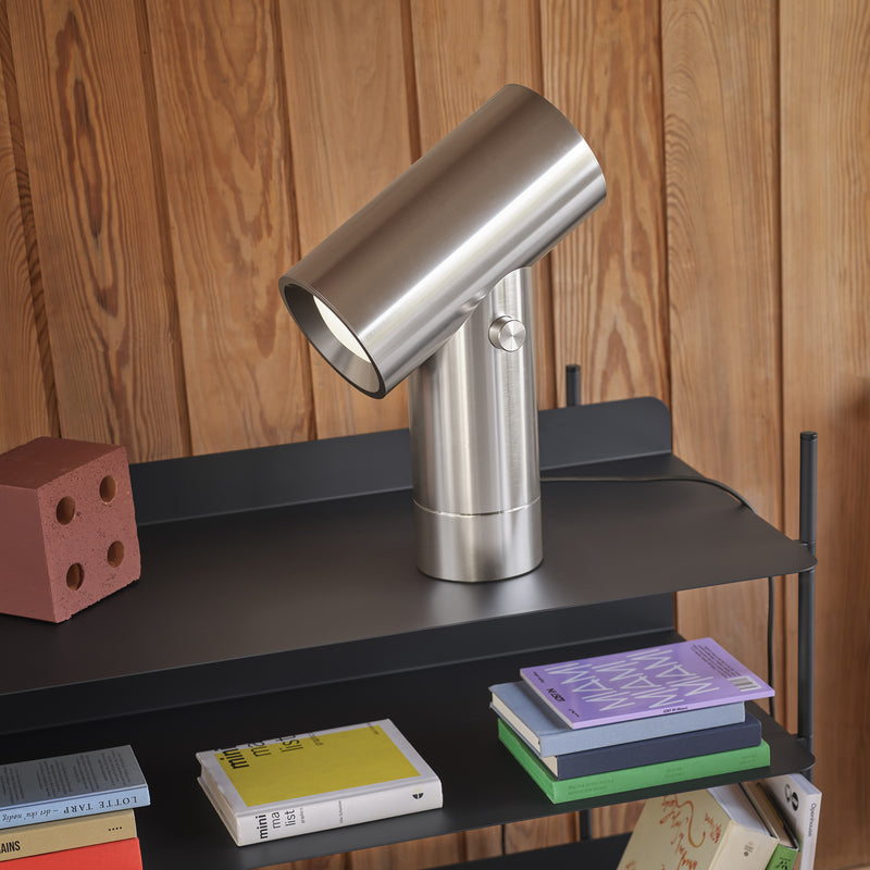 Muuto - Beam LED-Tischleuchte | H 45,4 cm / Aluminium poliert