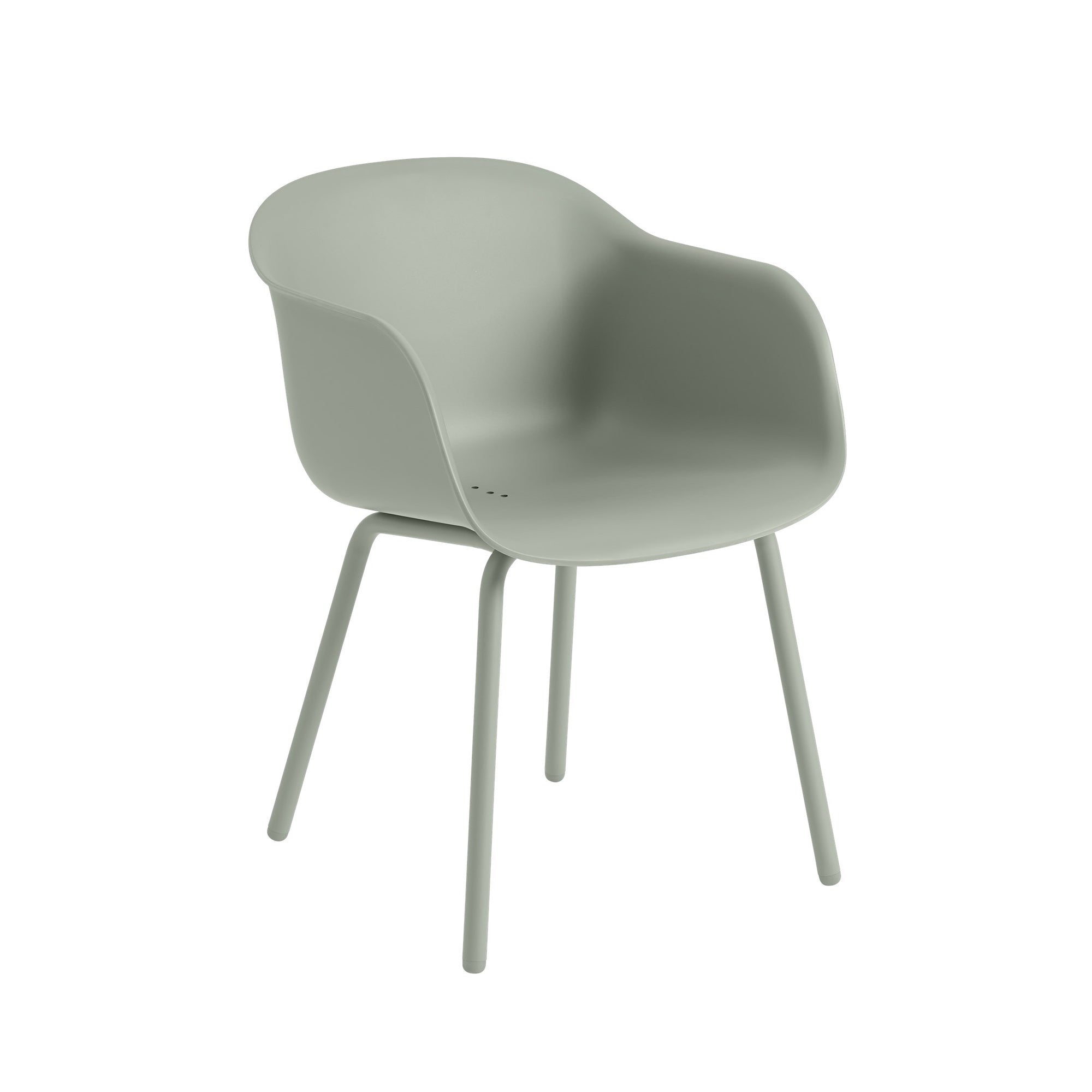 Muuto - Fiber Outdoor Armchair | nebelgrün
