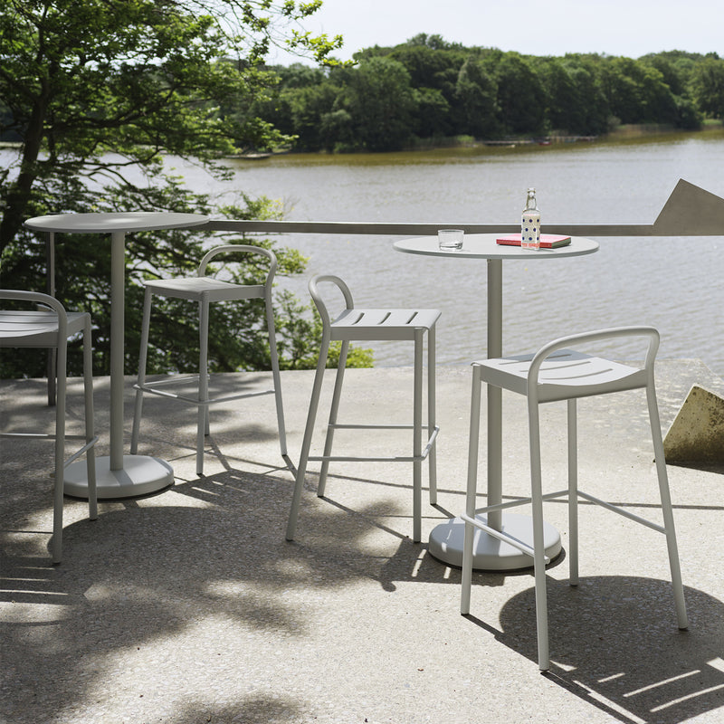 Muuto - Linear Steel Barhocker Outdoor