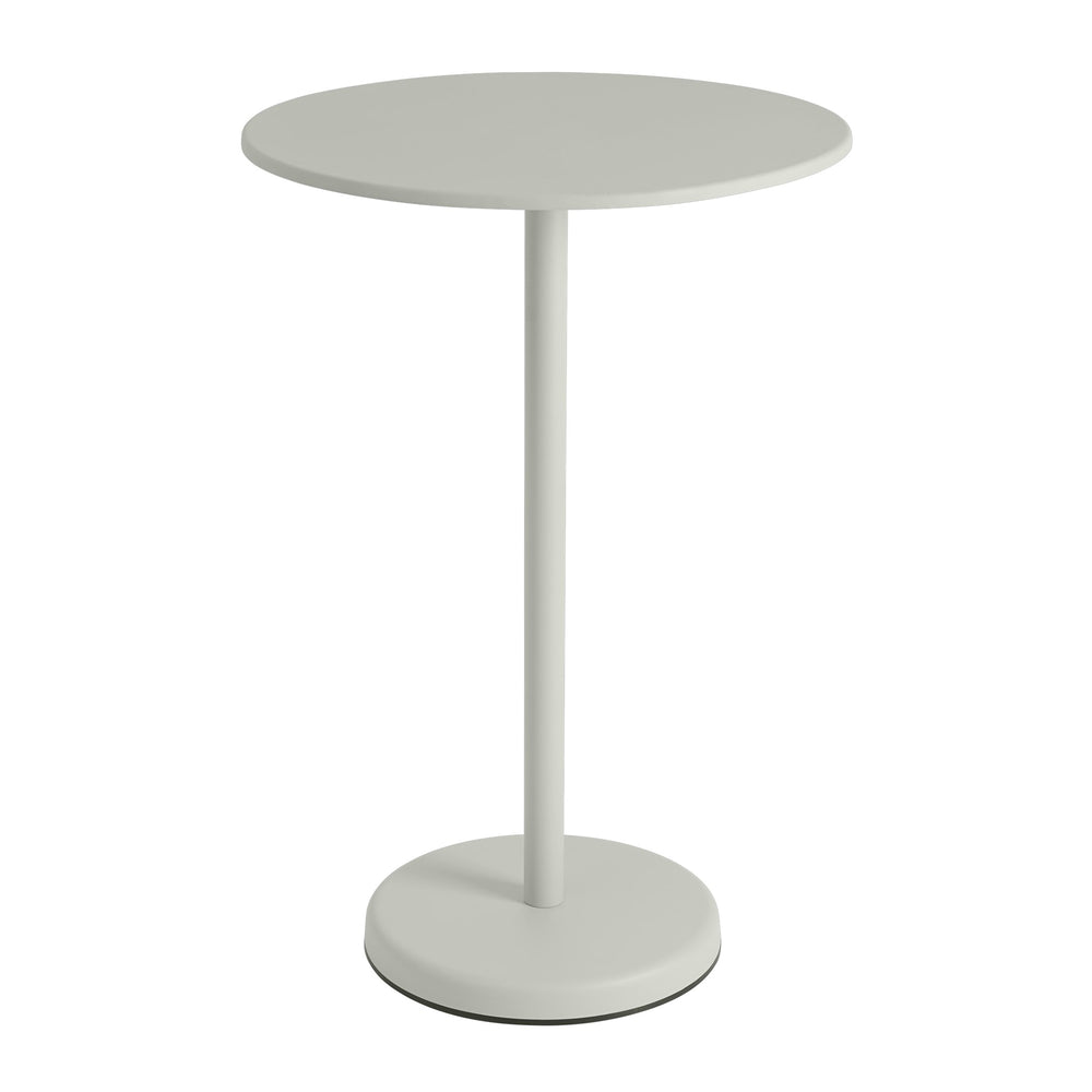 Muuto - Linear Steel Bistrotisch | Ø 70 x H 105 cm / grau