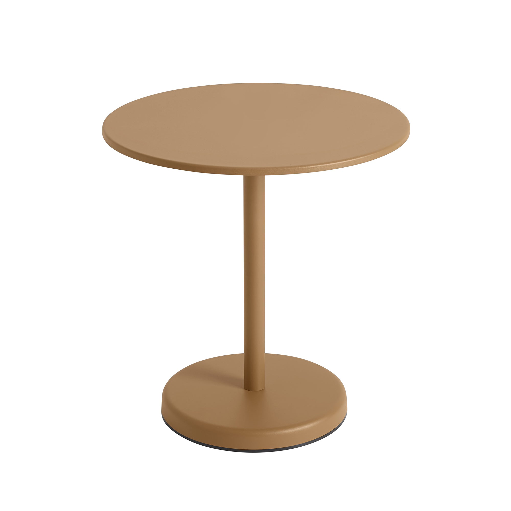 Muuto - Linear Steel Bistrotisch | Ø 70 x H 73 cm / orange