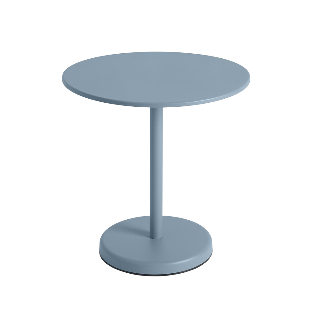Muuto - Linear Steel Bistrotisch | Ø 70 x H 73 cm / hellblau