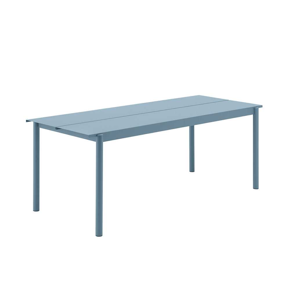 Muuto - Linear Steel Tisch | 200 x 75 cm / hellblau