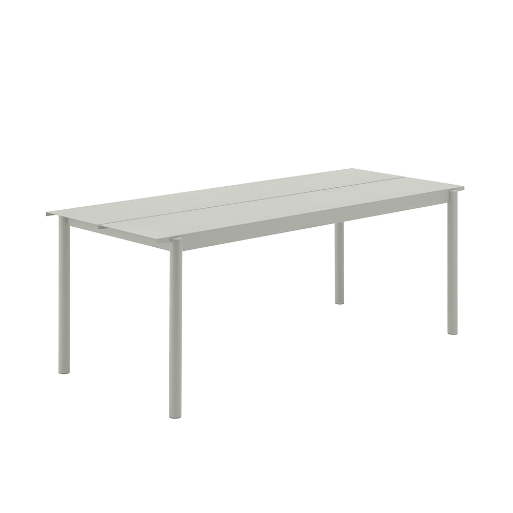 Muuto - Linear Steel Tisch | 200 x 75 cm / grau
