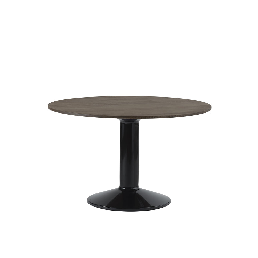 Muuto - Midst Esstisch | Ø 120 cm / Eiche dunkel geölt/schwarz
