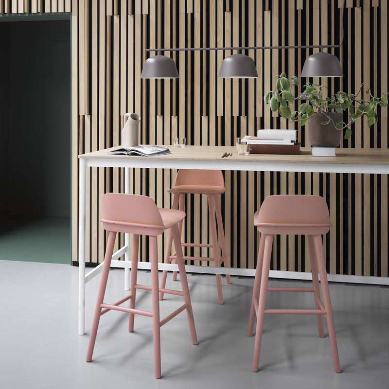 Muuto - Nerd Barhocker | H 65 cm / tan rose