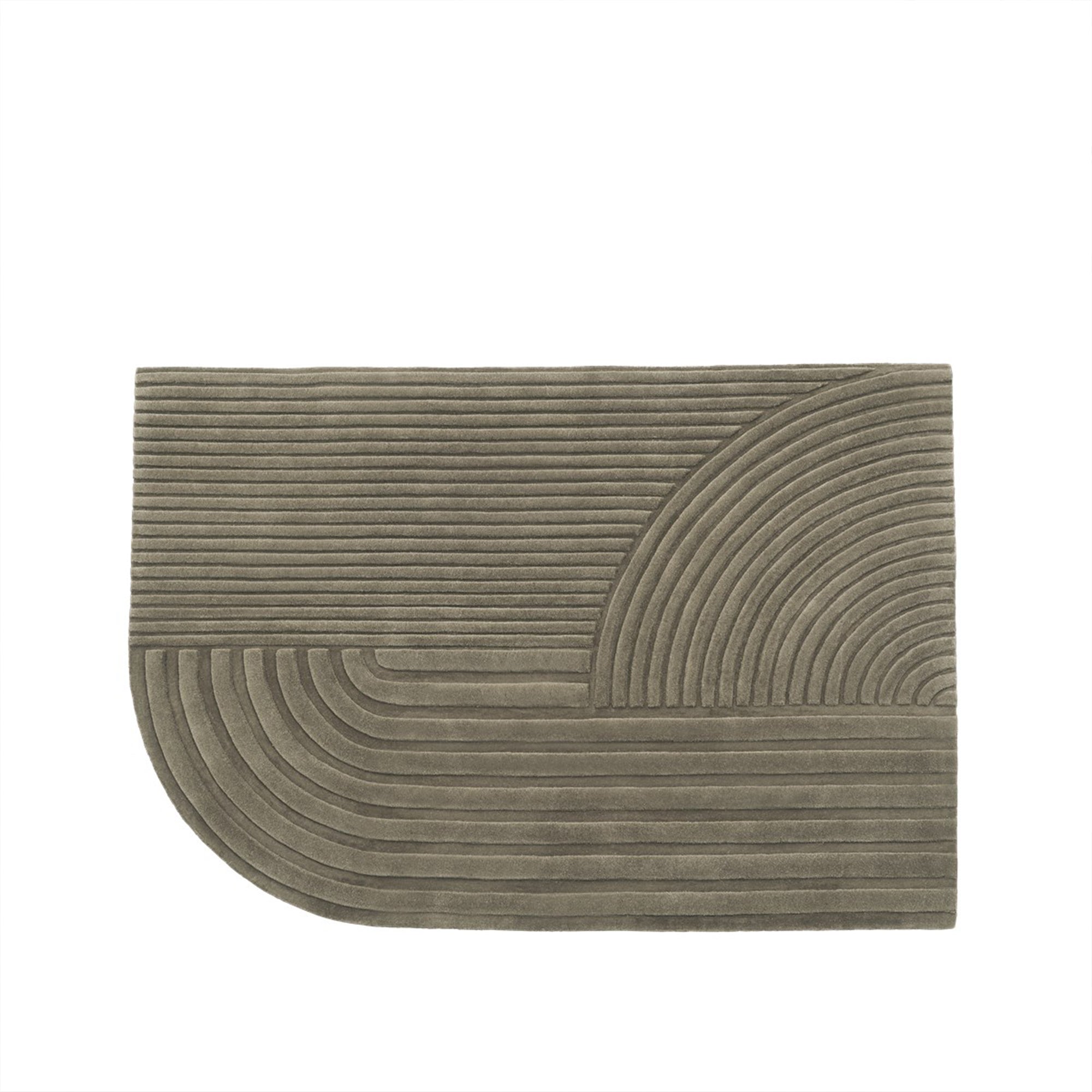 Muuto - Relevo Teppich | 170 x 240 cm / taupe