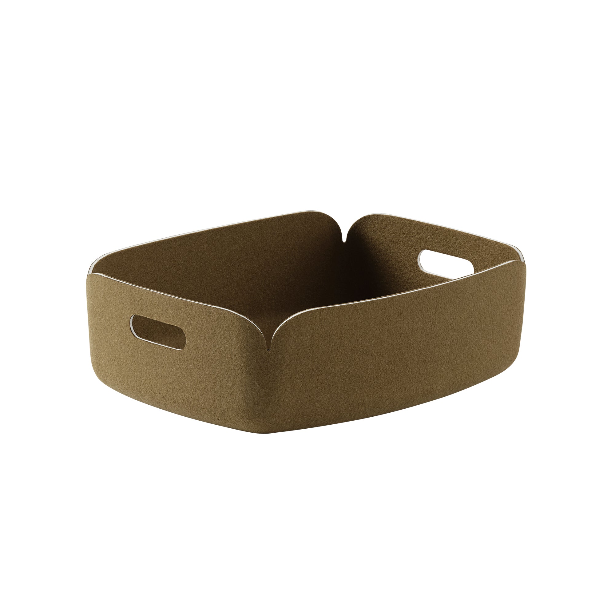 Muuto - Restore Tablett | 40 x 31 cm / braun-grün