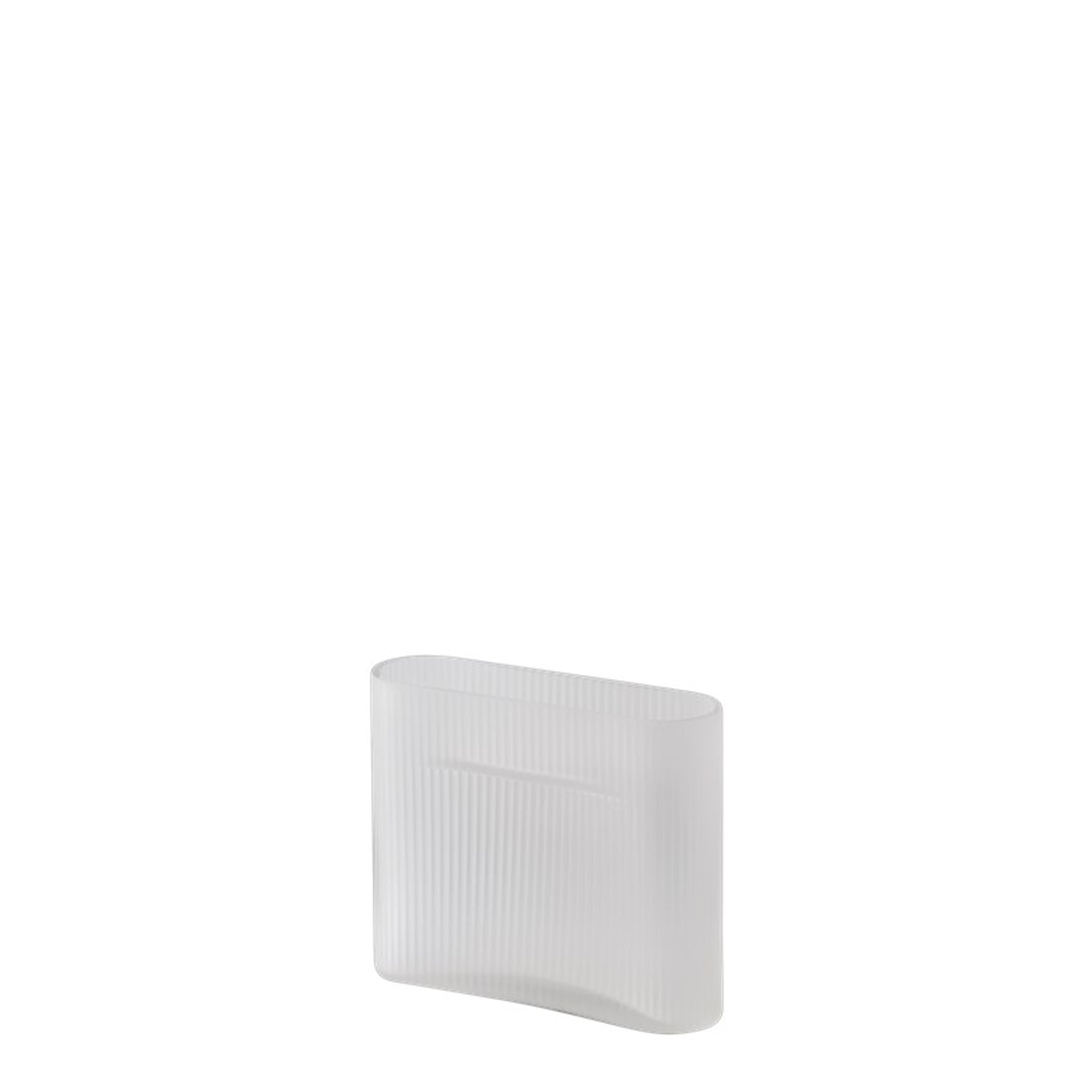 Muuto - Ridge Vase | H 16,5 cm / weiß