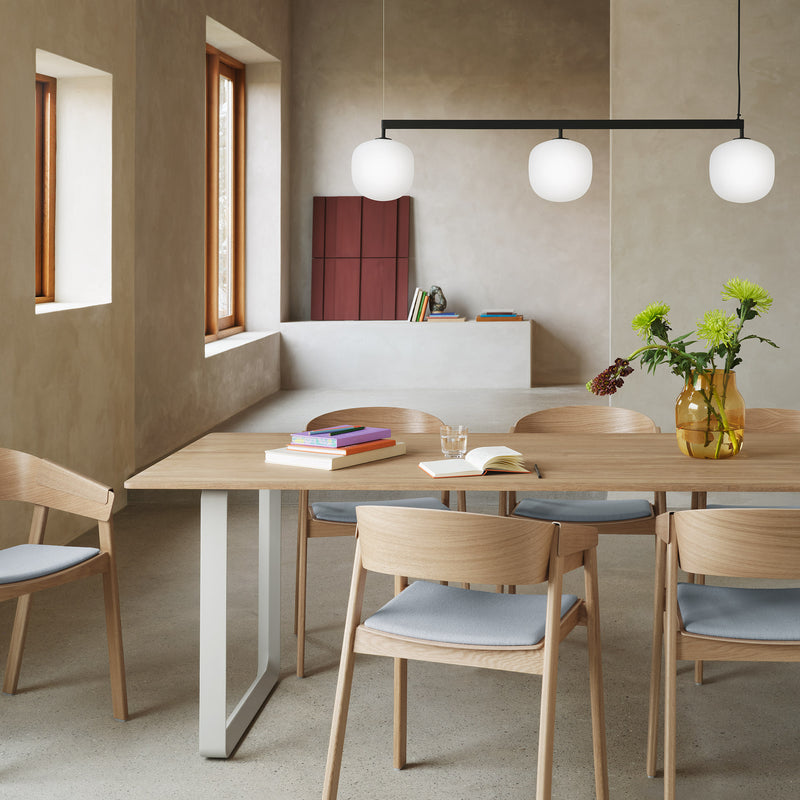 Muuto - Rime Rail Pendelleuchte | schwarz