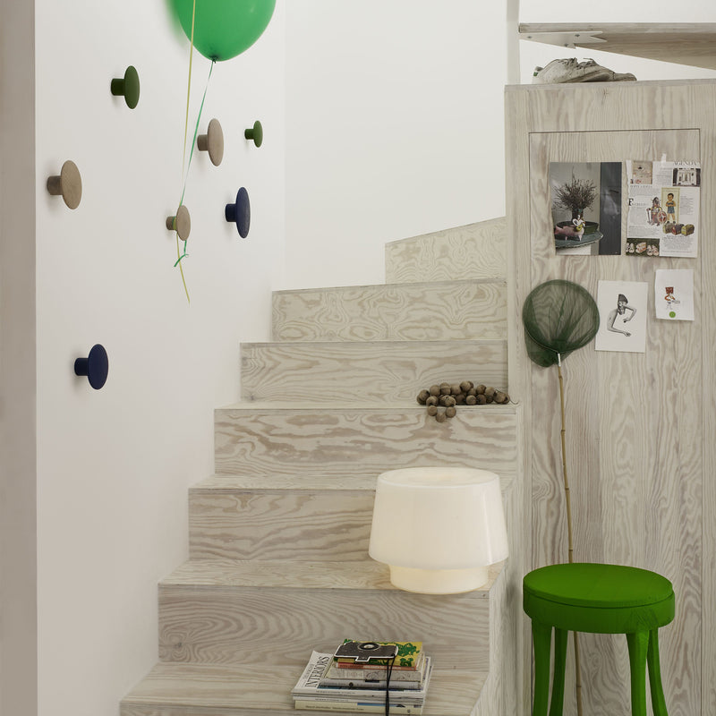 Muuto - Wandhaken "The Dots Wood" 5er-Set