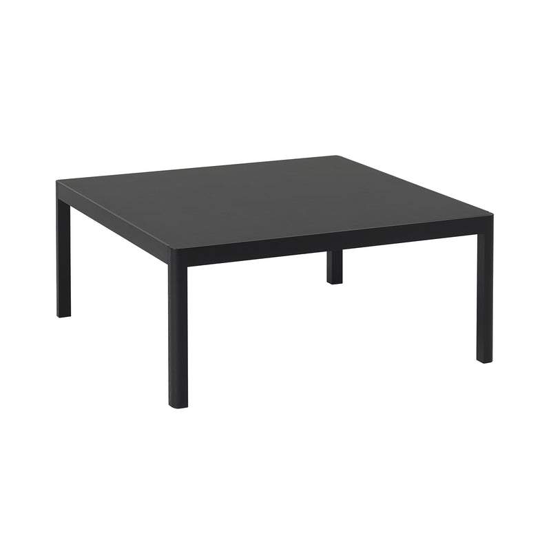 Muuto - Workshop Couchtisch | 86 x 86 cm / Linoleum schwarz