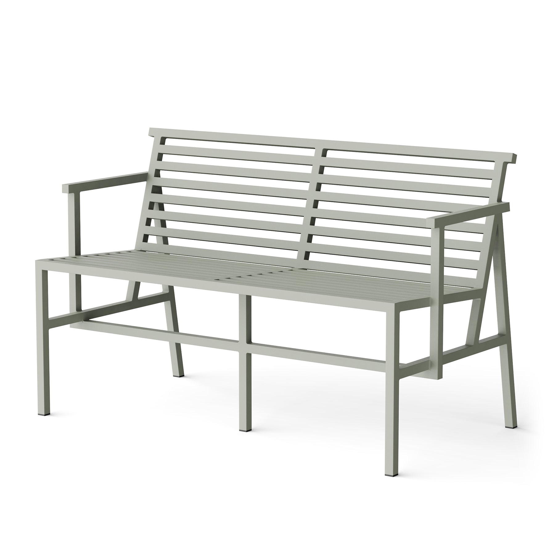 NINE - 19 Outdoors Dining Gartenbank | grau