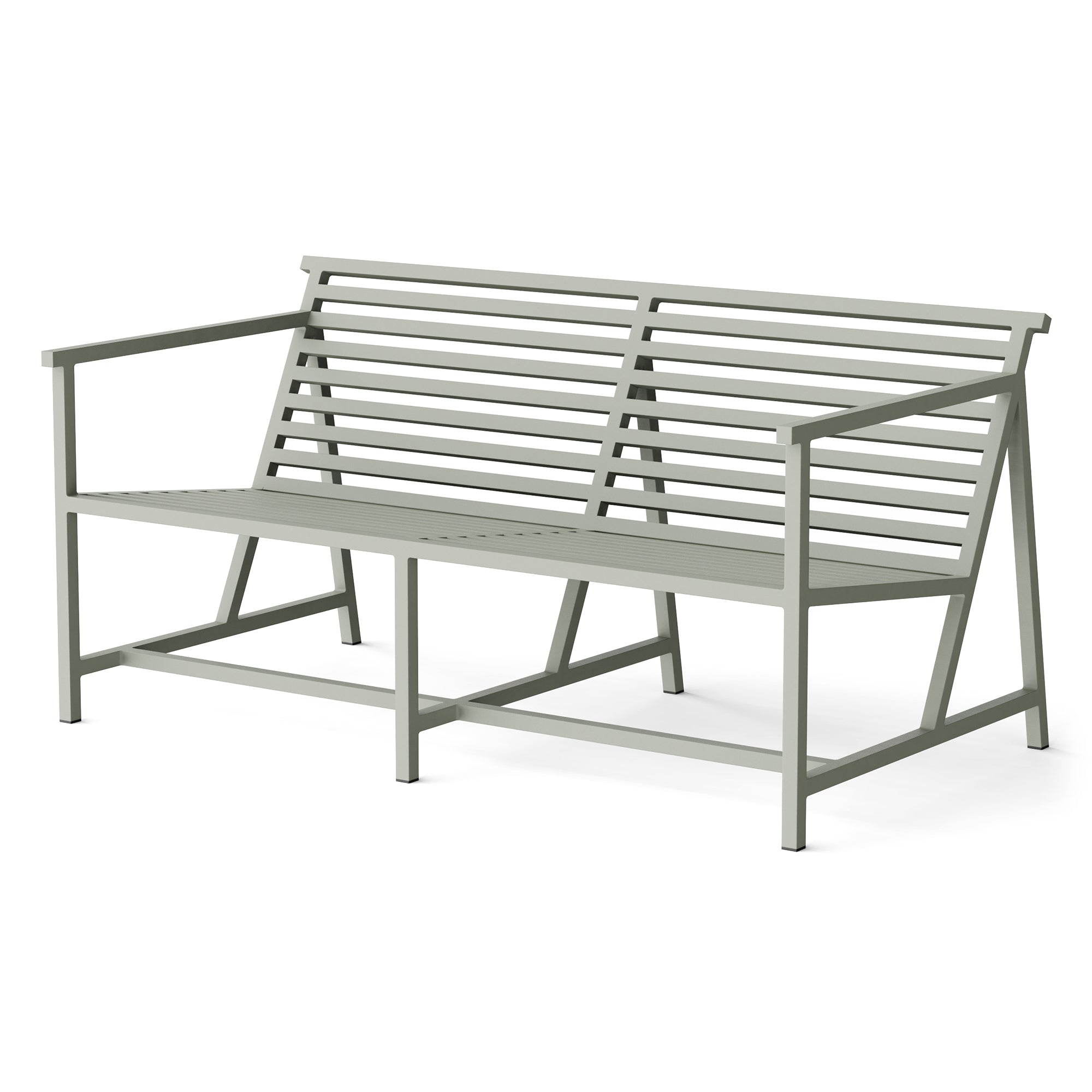 NINE - 19 Outdoors Lounge Gartenbank | grau